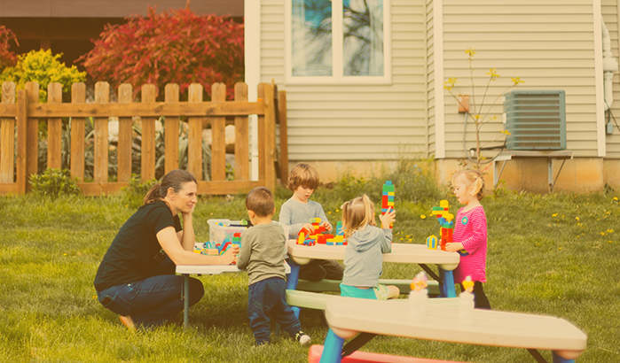 child care outdoors